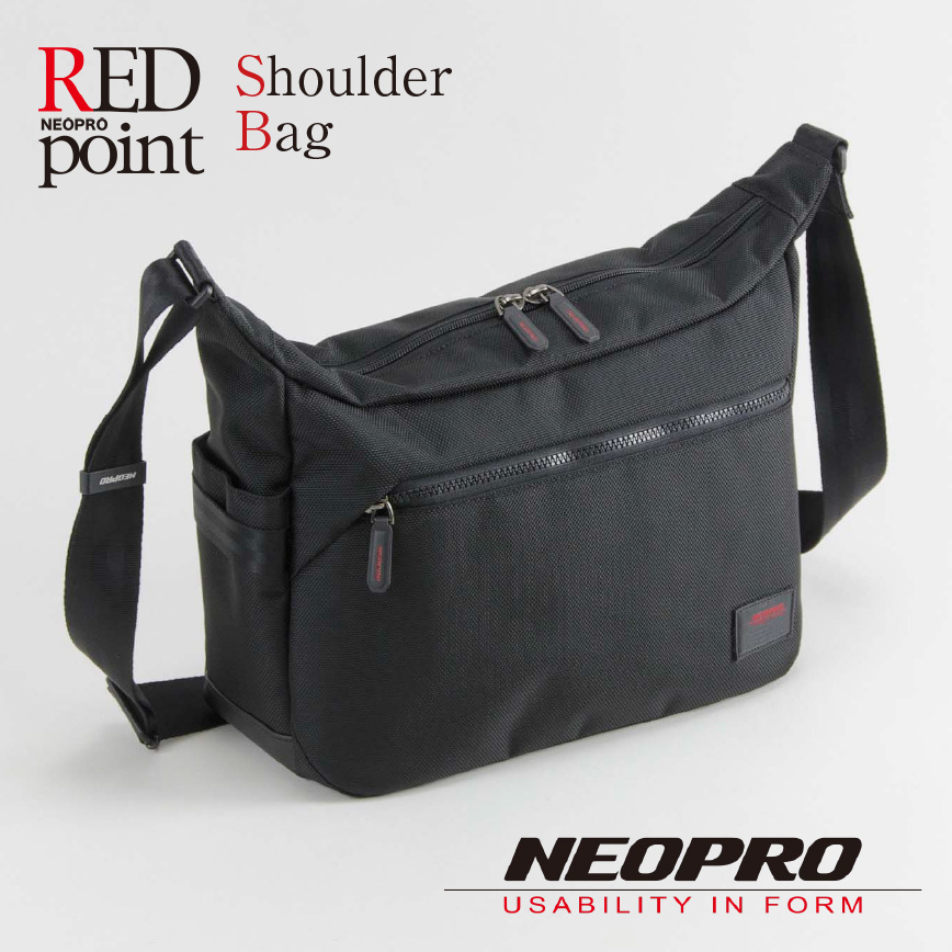 ショルダーバッグ ショルダー NEO PRO RED Point  舟型ショルダー 2-113 バッグ ビジネス //