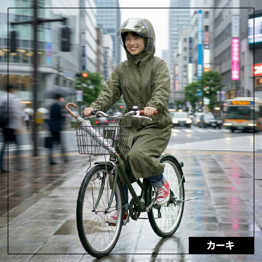 COVERS LOVERS レディース 高性能 透湿防水レインコート