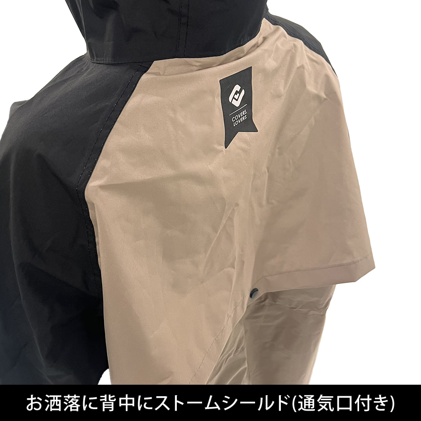 COVERS LOVERS レディース 高性能 透湿防水レインコート