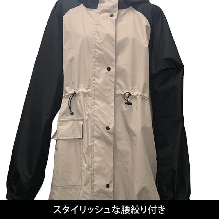 COVERS LOVERS レディース 高性能 透湿防水レインコート
