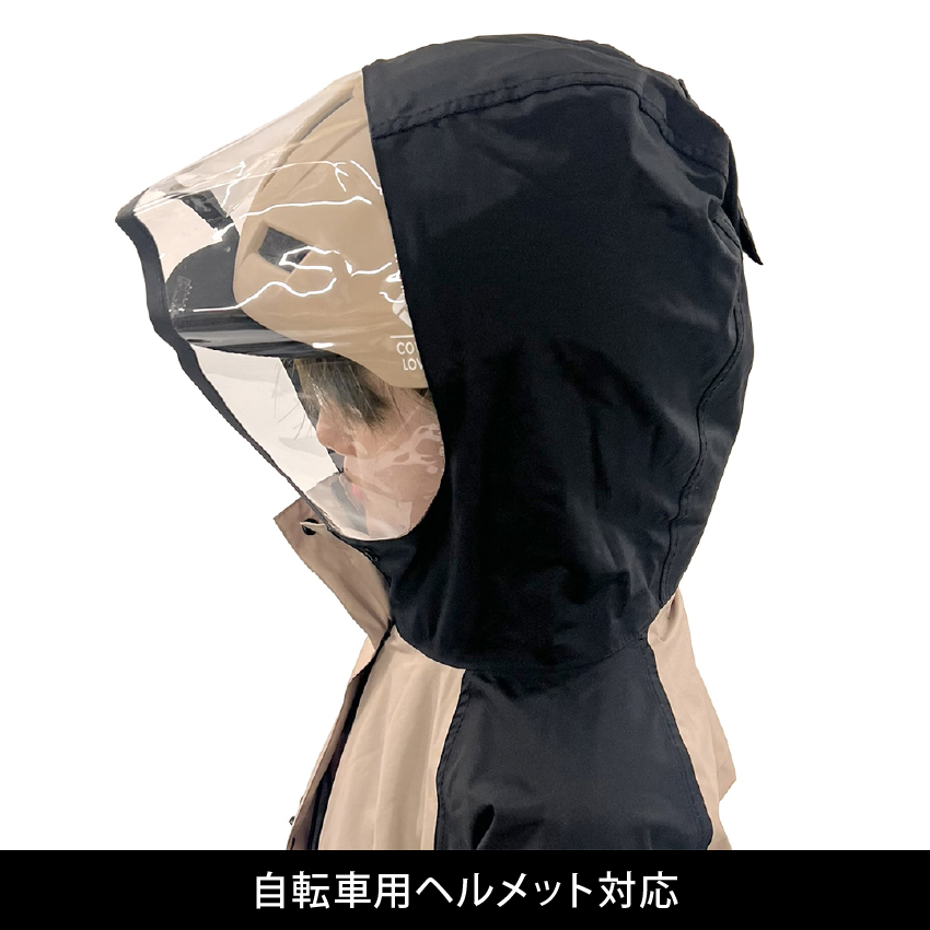 COVERS LOVERS レディース 高性能 透湿防水レインコート