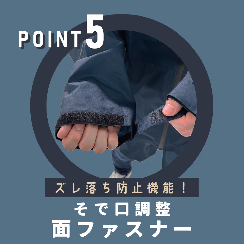 COVERS LOVERS メンズ 透湿防水リュック対応レインコート