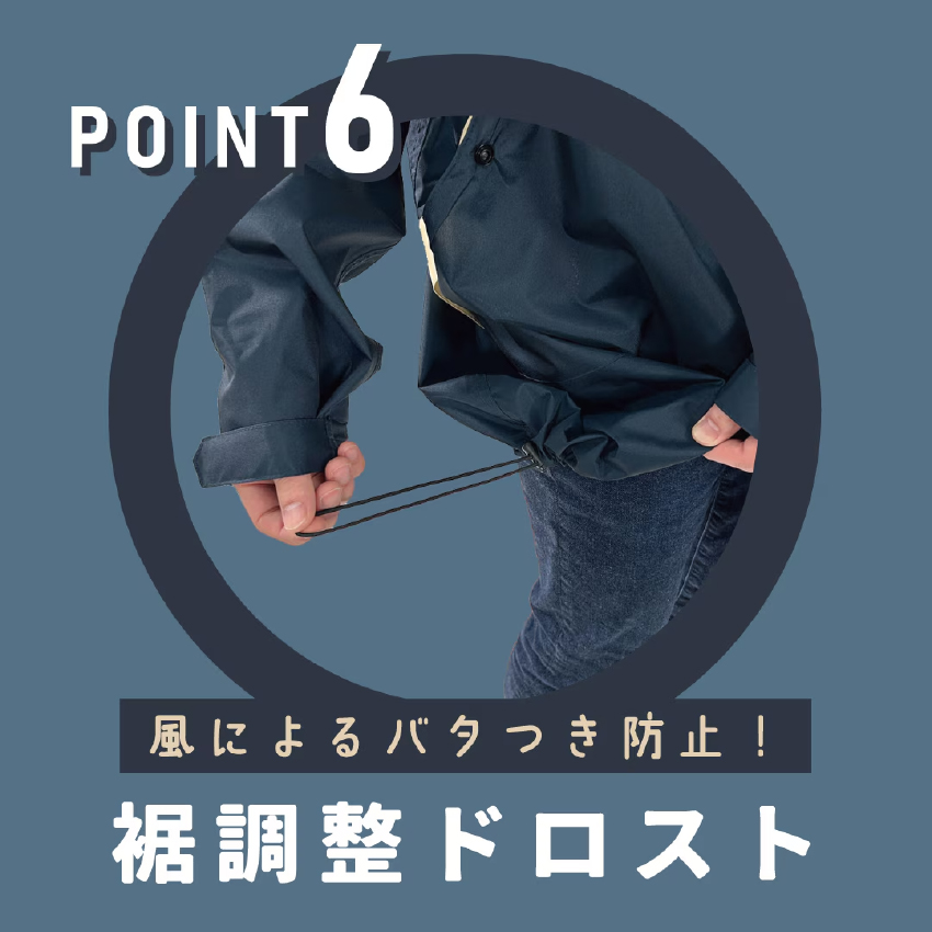 COVERS LOVERS メンズ 透湿防水リュック対応レインコート