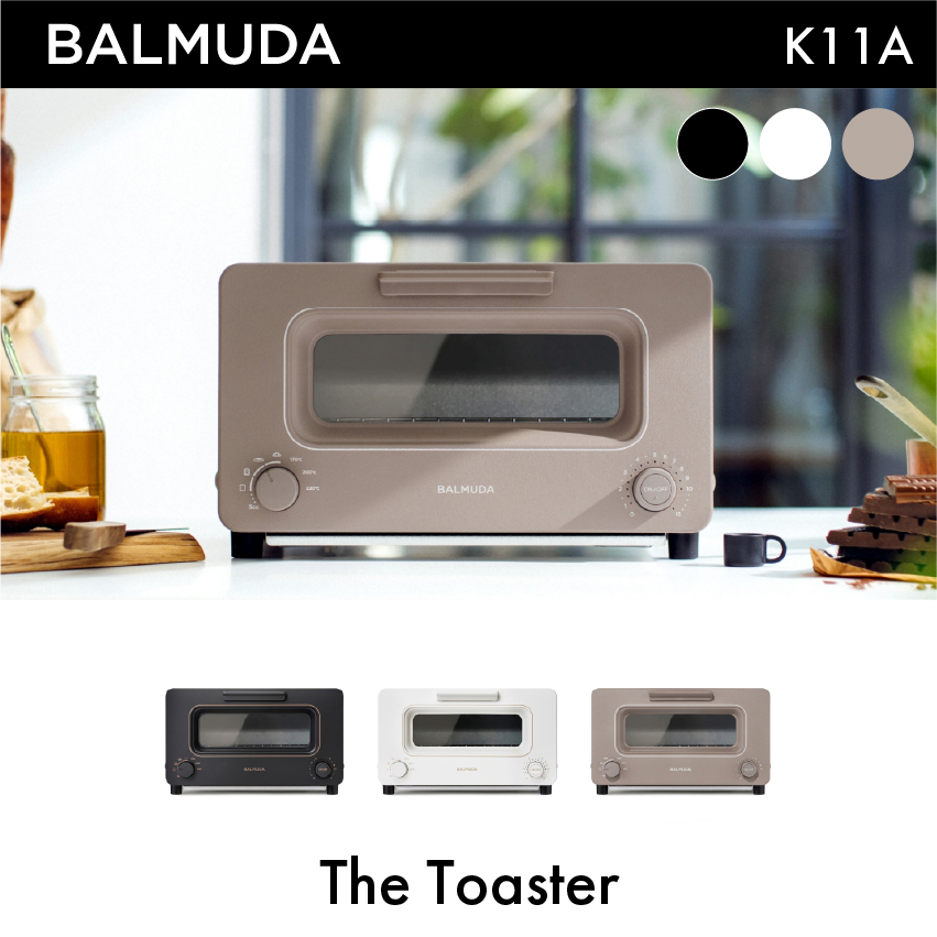 BALMUDA バルミューダ トースター スタンダードモデル 2枚焼き BALMUDA The Toaster K11A  ブラック //【取り寄せ品：翌日～2週間ほど】
