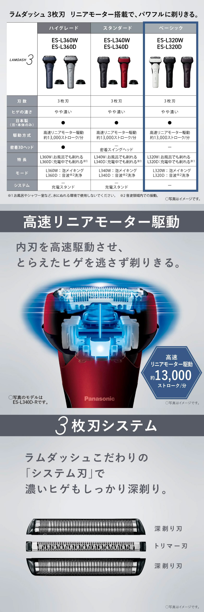 パナソニック es-l320w