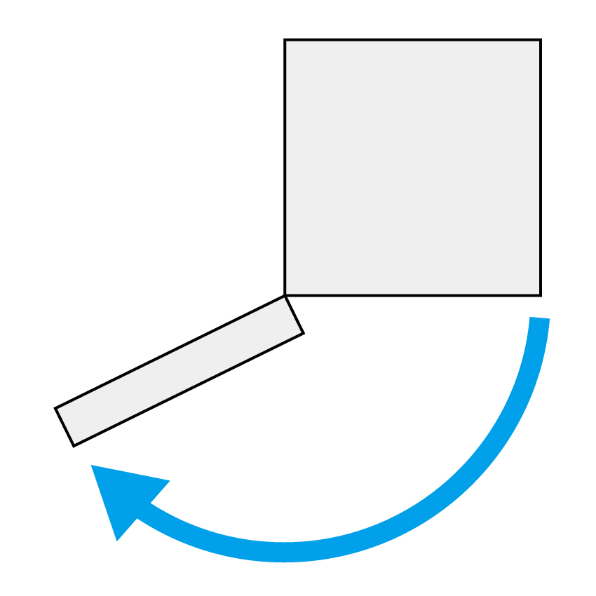 ホワイト 左開き