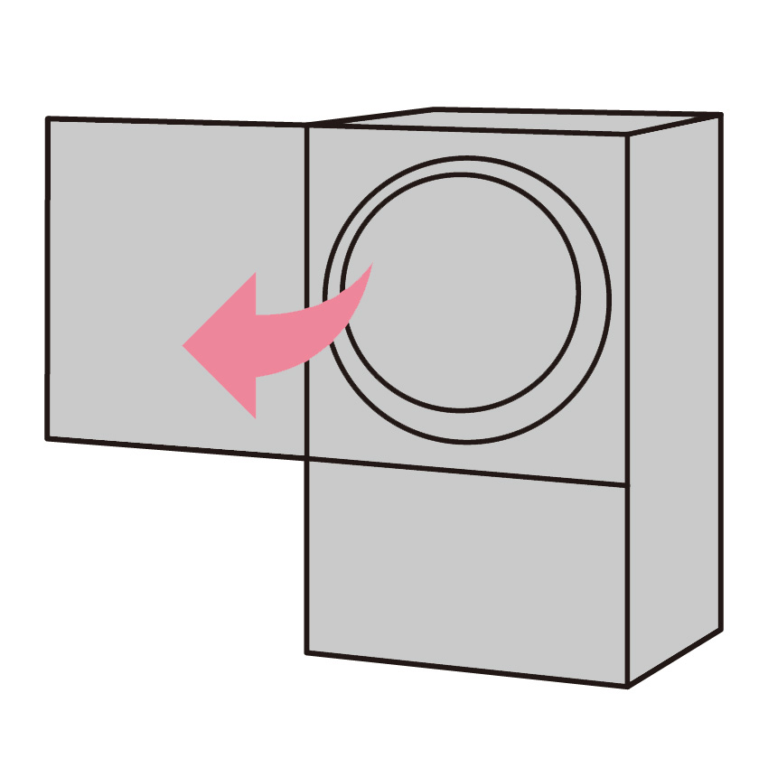 グレイングレー／扉：左開き