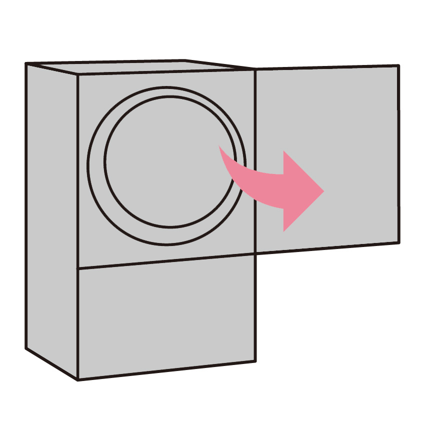 グレイングレー／扉：右開き