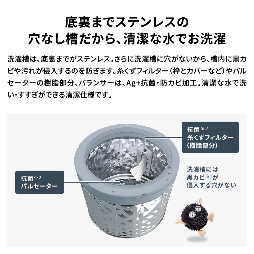 全自動洗濯機 ES-GV10K