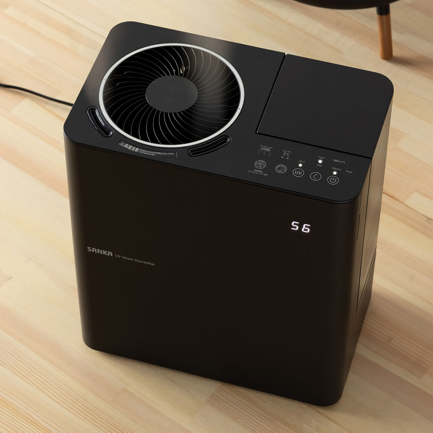 SANKA  サーキュレーター付パワースチーム式加湿器 SSH-8100 
