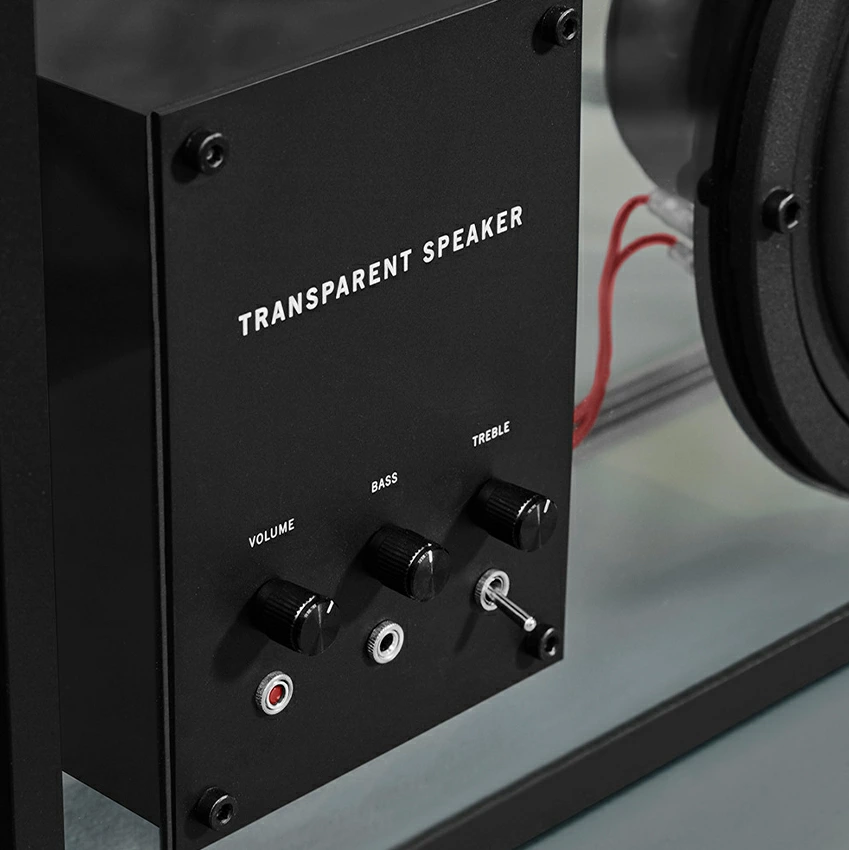  TRANSPARENT SPEAKER BLACK code 