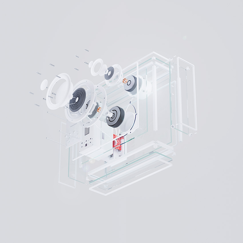 TRANSPARENT 
WHITE CODE スピーカー TPS-05