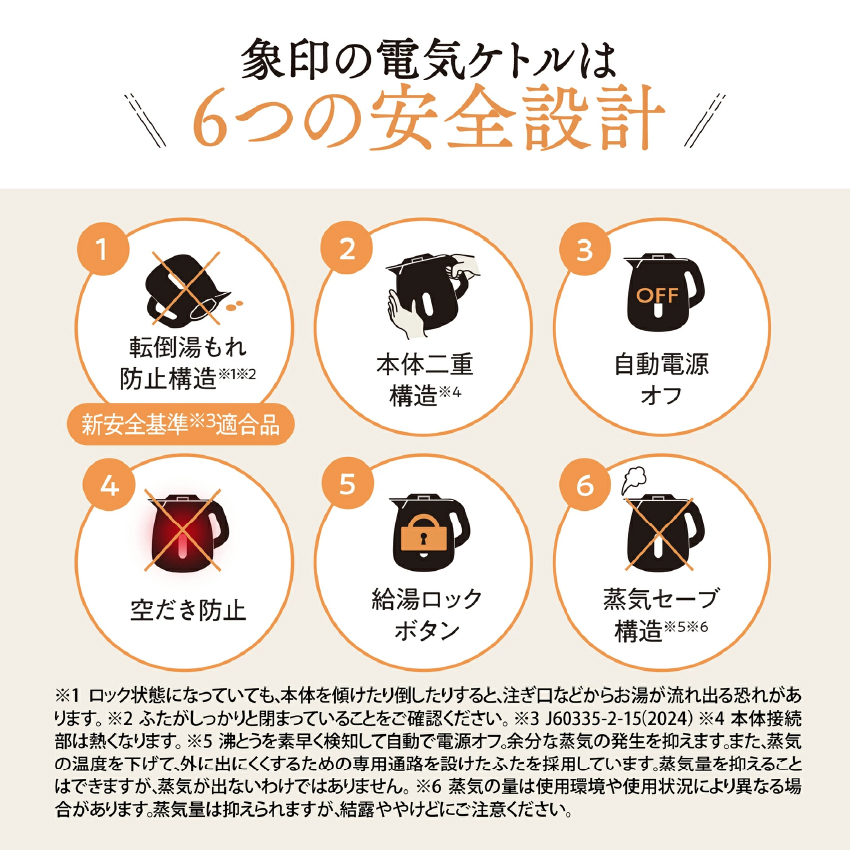 電気ケトル 0.8L CK-DC08